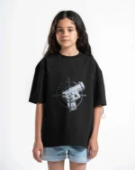 Dolabcoo Gun Black KIds Tee