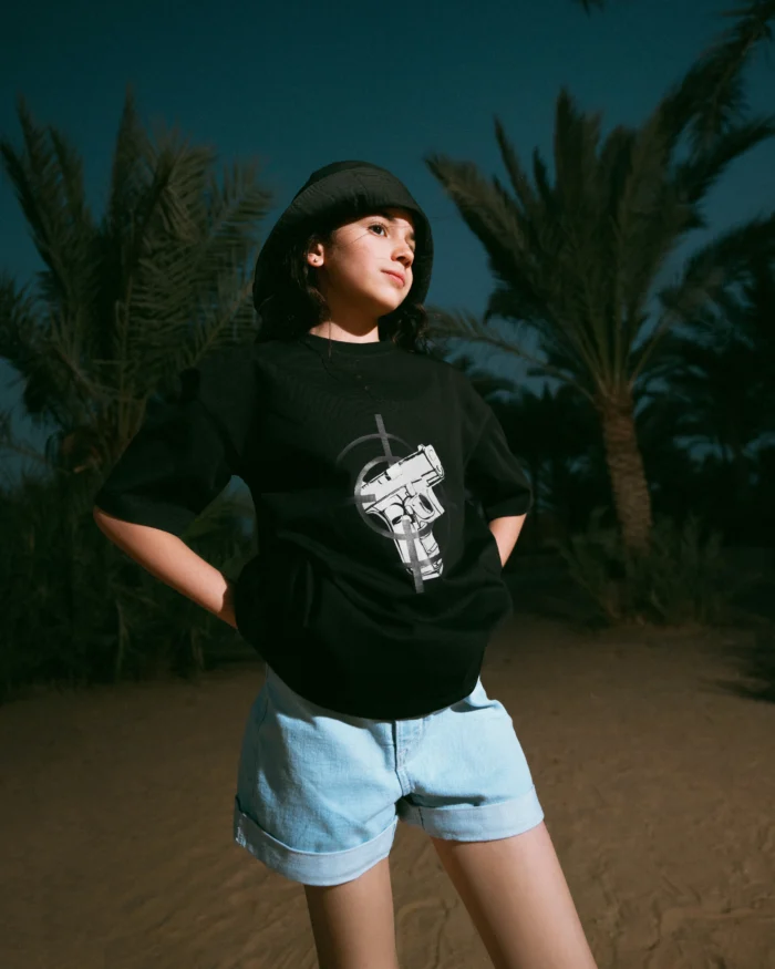 Dolabcoo Gun Black KIds Tee - Image 2