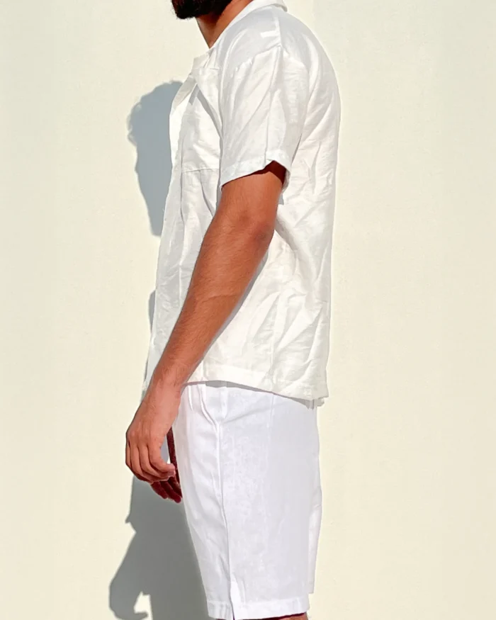 Dolabcoo linen White Short - Image 2