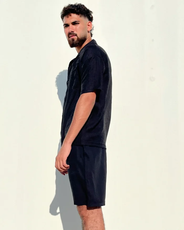 Dolabcoo linen Black Short - Image 3