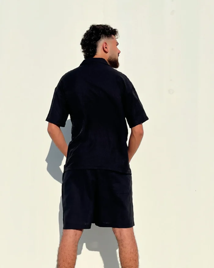 Dolabcoo linen Black Short - Image 2