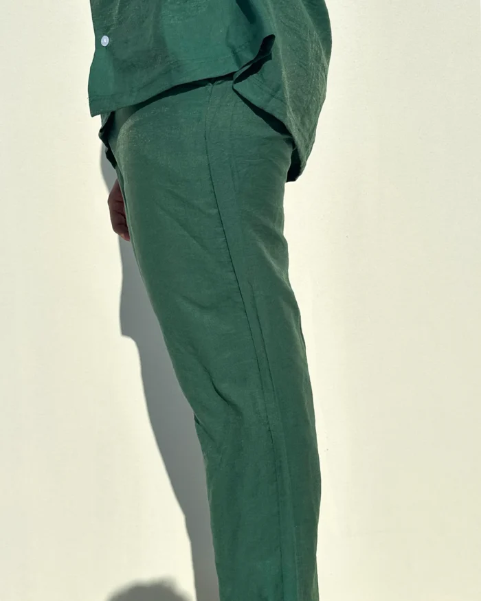 dolabcoo linen Green Pant - Image 2