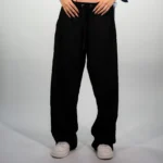 dolabcoo Linen Black Pant