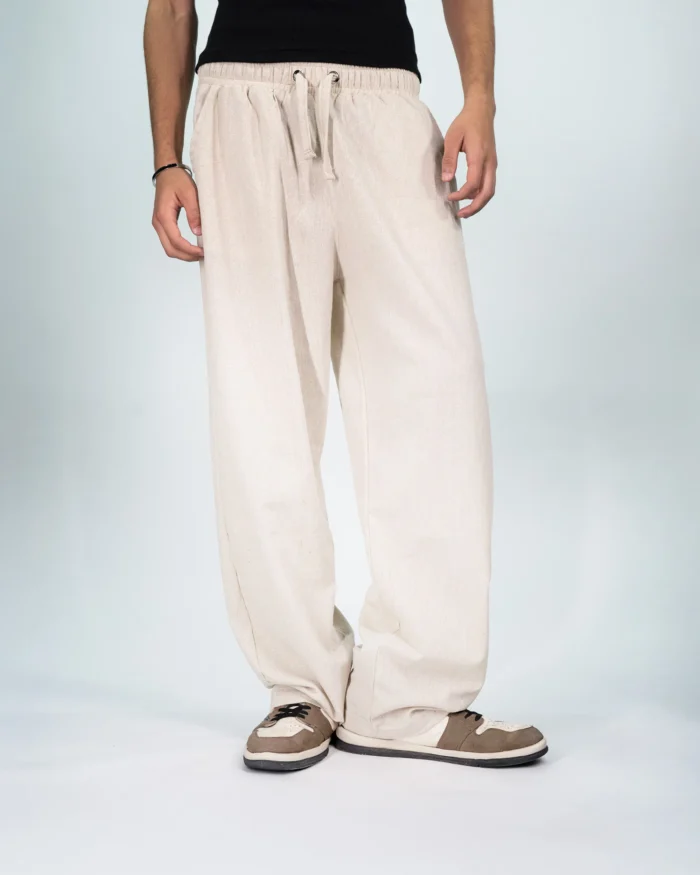 dolabcoo Linen Beige Pant - Image 1