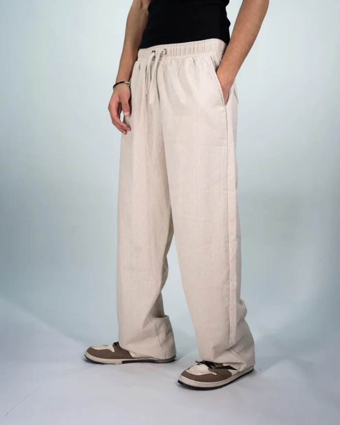 dolabcoo Linen Beige Pant - Image 4