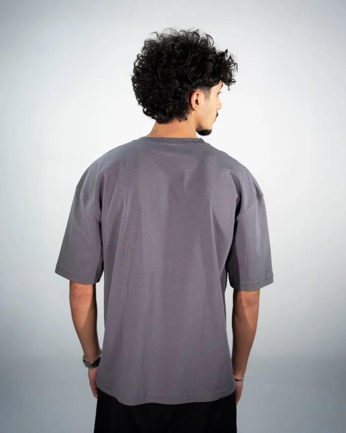 Dolabcoo Grey Basic Tee - Image 6