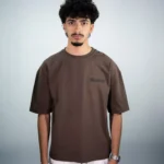 Dolabcoo Brown Basic Tee