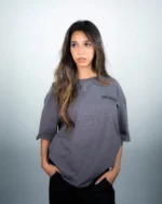 Dolabcoo Grey Basic Tee - Image 5
